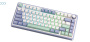 Клавиатуры AULA F75 Purple-Beige-Green Gray Switches